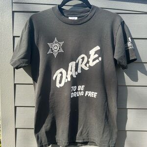 D.A.R.E. Black Graphic Tee
